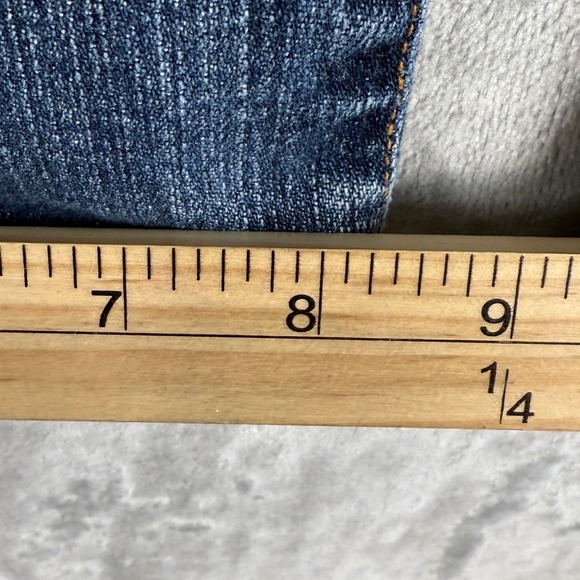 Seven‎ For All Mankind Bootcut Jeans Blue Wash Distressed Size 29 - Picture 6 of 7